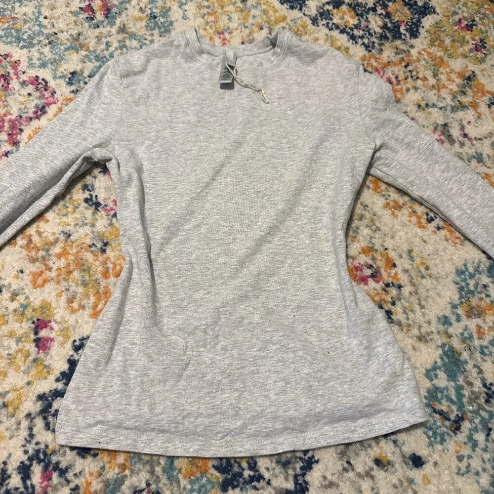 Skims fitted long sleeve, grey, size xs, never worn - Picture 1 of 1